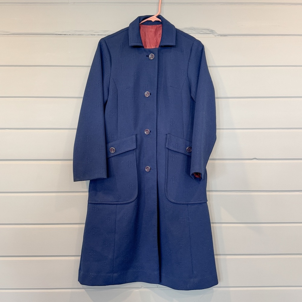 Elegant Blue Women's Coat